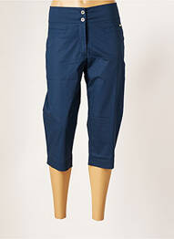 Corsaire stretch taille normale bleu MALOKA femme