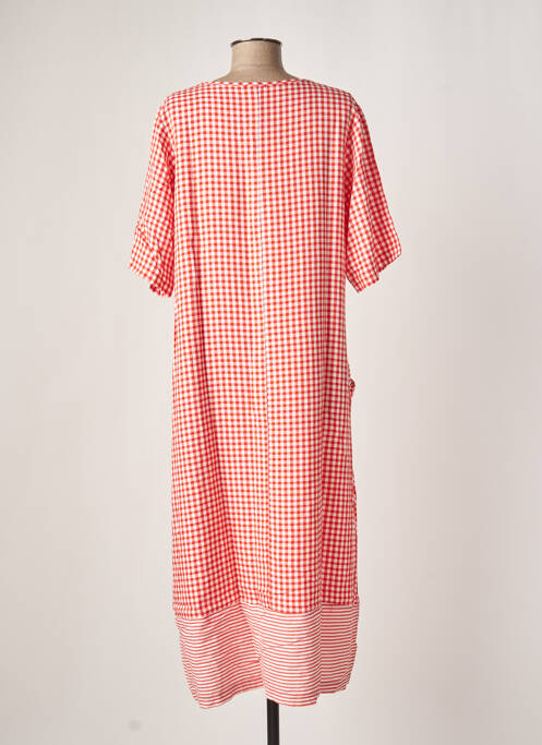 Robe mi-longue orange G!OZE femme