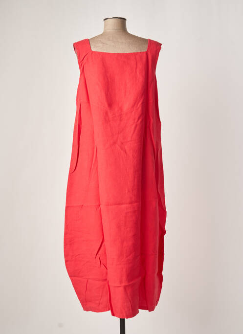 Robe mi-longue rouge G!OZE pour femme