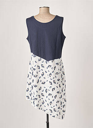 Robe courte sans manche sans manche bleu G!OZE femme