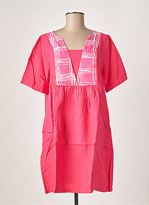 Robe courte rose G!OZE pour femme