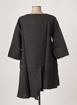 Tunique manches longues col rond noir G!OZE femme