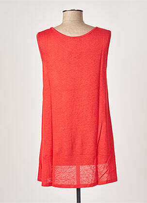 Tunique sans manche coupe fluide rouge G!OZE femme