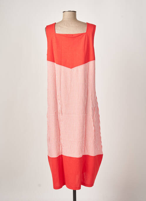 Robe longue rouge G!OZE pour femme