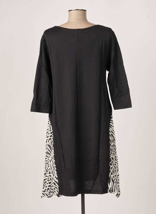 Robe mi-longue noir G!OZE pour femme