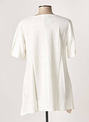 Tunique manches courtes col rond beige G!OZE femme