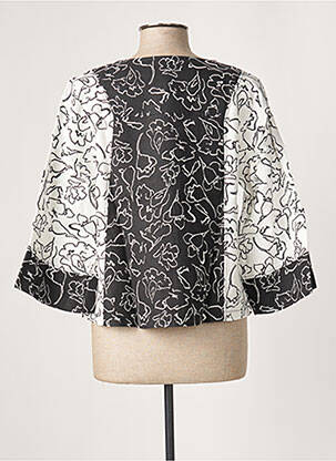 Veste kimono col v noir G!OZE femme