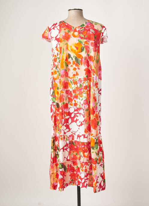 Robe longue orange G!OZE pour femme