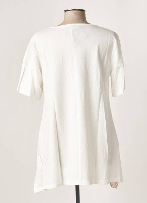 Tunique manches courtes beige G!OZE pour femme