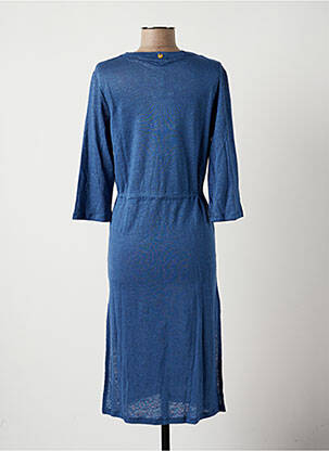 Gilet manches longues manches 3/4 bleu PAUL BRIAL femme