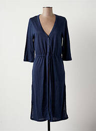 Gilet manches longues manches 3/4 bleu PAUL BRIAL femme