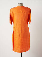 Robe mi-longue orange PAUL BRIAL pour femme seconde vue