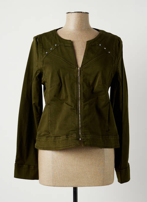 Veste casual vert PAUL BRIAL pour femme