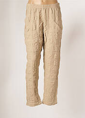 Pantalon droit beige G!OZE pour femme seconde vue