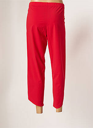 Pantalon 7/8 stretch taille normale rouge G!OZE femme