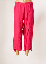 Pantacourt coupe droite taille normale rose G!OZE femme