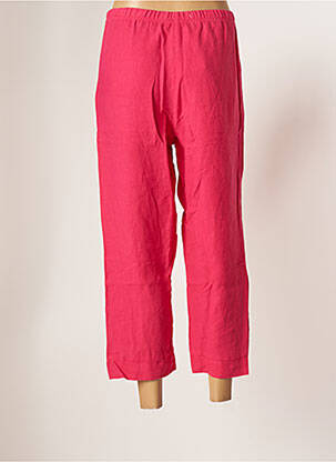 Pantacourt stretch taille normale rose G!OZE femme