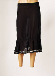 Jupe longue coupe évasée noir G!OZE femme