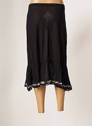 Jupe longue coupe évasée noir G!OZE femme