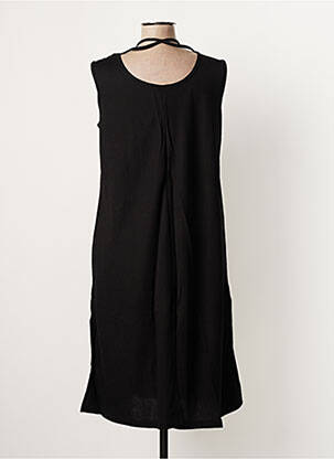 Robe mi-longue sans manche sans manche noir G!OZE femme