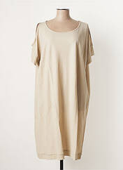 Robe mi-longue beige G!OZE pour femme seconde vue