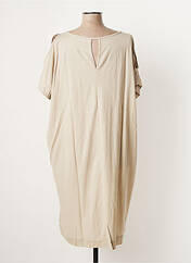 Robe mi-longue beige G!OZE pour femme seconde vue