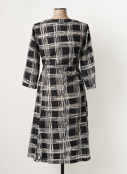 Robe mi-longue noir G!OZE pour femme