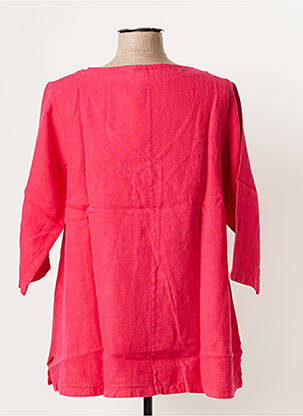 Veste casual col rond rose G!OZE femme