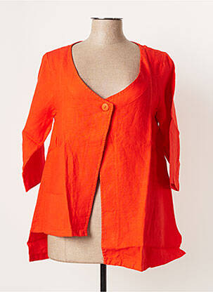 Veste casual orange G!OZE pour femme