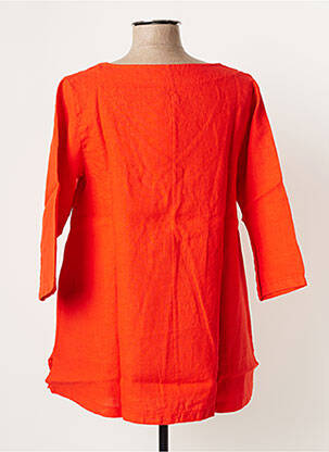 Veste casual col rond orange G!OZE femme