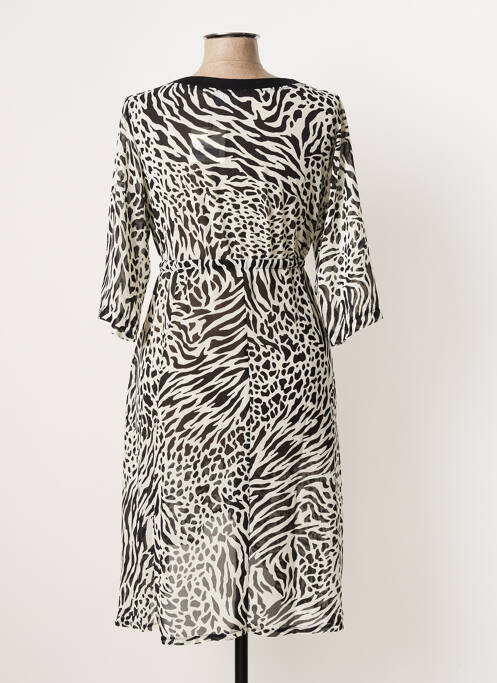 Robe mi-longue noir G!OZE pour femme