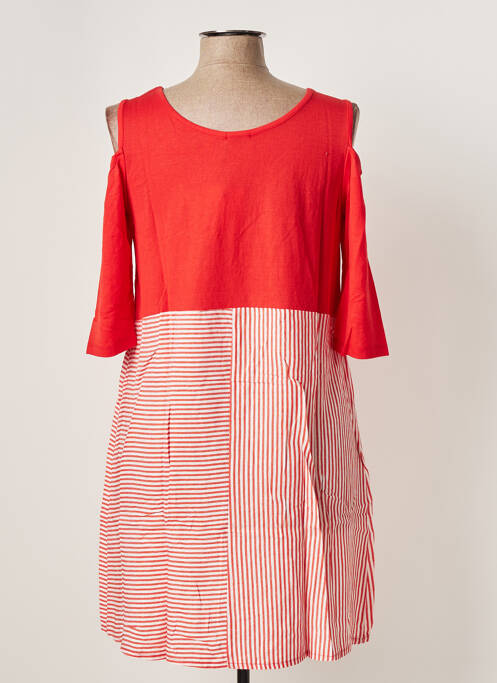 Tunique manches longues rouge G!OZE pour femme