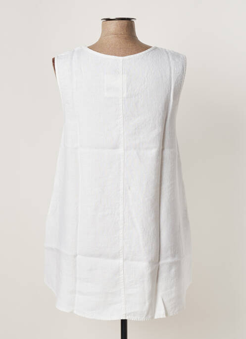 Tunique sans manche blanc G!OZE pour femme