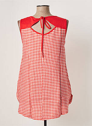 Tunique manches longues col rond rouge G!OZE femme