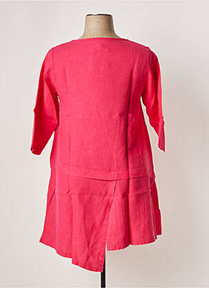 Tunique manches longues col rond rose G!OZE femme