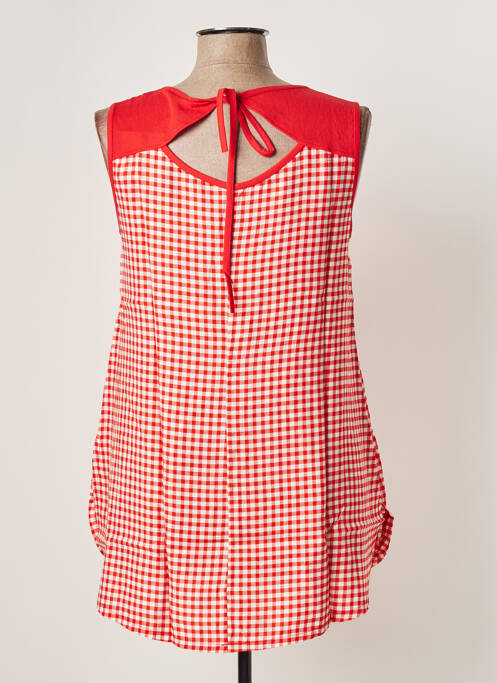 Tunique manches longues rouge G!OZE pour femme