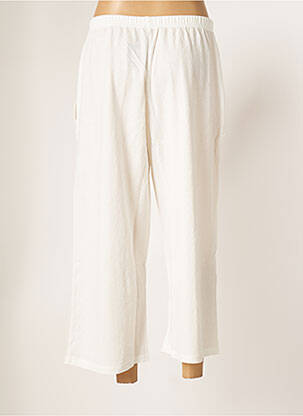 Pantacourt coupe droite blanc G!OZE femme