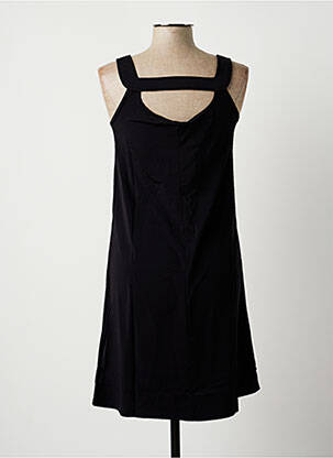 Robe mi-longue sans manche sans manche noir G!OZE femme