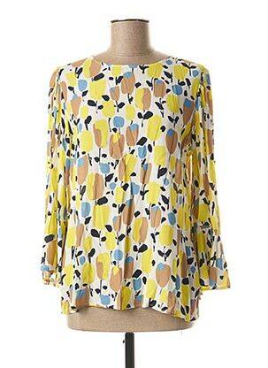 Blouse imprimé fleurs manches 3/4 jaune KI ? WHO ARE YOU femme