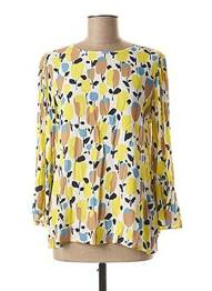 Blouse imprimé fleurs manches 3/4 jaune KI ? WHO ARE YOU femme