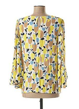 Blouse imprimé fleurs manches 3/4 jaune KI ? WHO ARE YOU femme