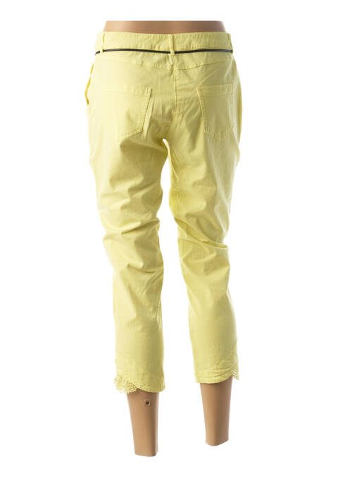 Pantacourt jaune MADO ET LES AUTRES pour femme