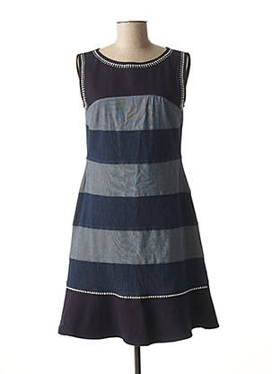 Robe mi-longue sans manche sans manche bleu FUEGO WOMAN femme