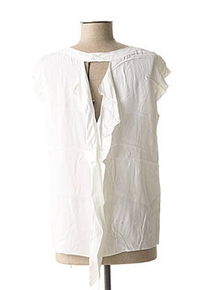 Top manches courtes manches courtes blanc MARC AUREL femme