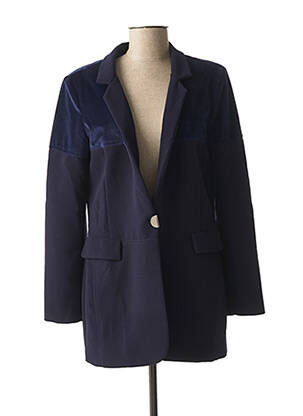 Blazer fausses poches bleu FUEGO WOMAN femme