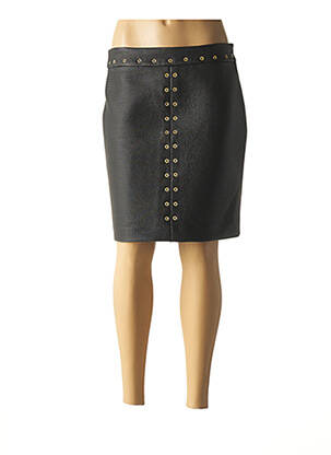Jupe courte taille normale noir JAVIER SIMORRA femme