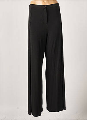 Pantalon droit stretch taille normale noir JAVIER SIMORRA femme