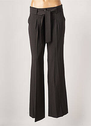 Pantalon droit stretch taille normale noir JAVIER SIMORRA femme