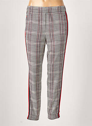 Pantalon droit stretch taille normale noir MARC AUREL femme