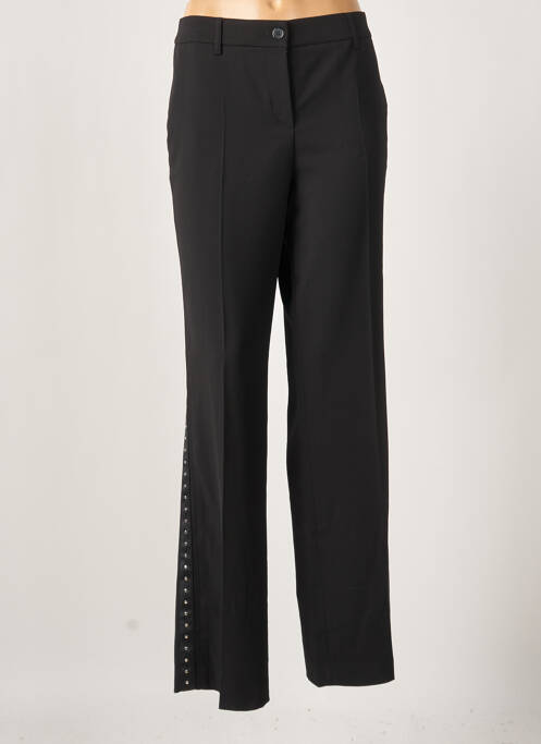 Pantalon droit stretch taille normale noir MARC AUREL femme